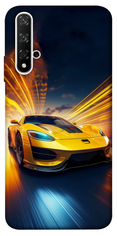 Чехол itsPrint Yellow Porsche для Huawei Honor 20 / Nova 5T, авто, купить оптом с доставкой