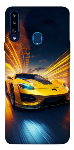 Чехол itsPrint Yellow Porsche для Samsung Galaxy A20s