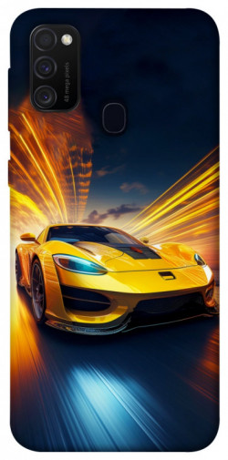 Чохол itsPrint Yellow Porsche для Samsung Galaxy M30s / M21