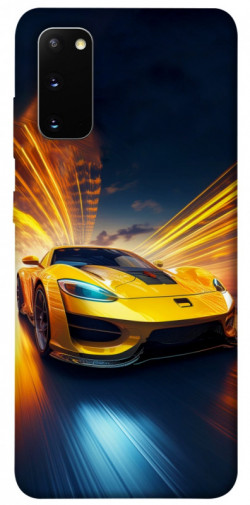 Чехол itsPrint Yellow Porsche для Samsung Galaxy S20