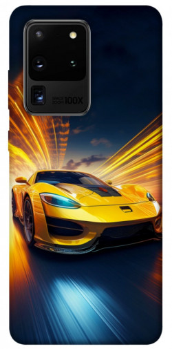 Чехол itsPrint Yellow Porsche для Samsung Galaxy S20 Ultra