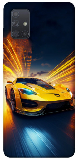 Чехол itsPrint Yellow Porsche для Samsung Galaxy A71