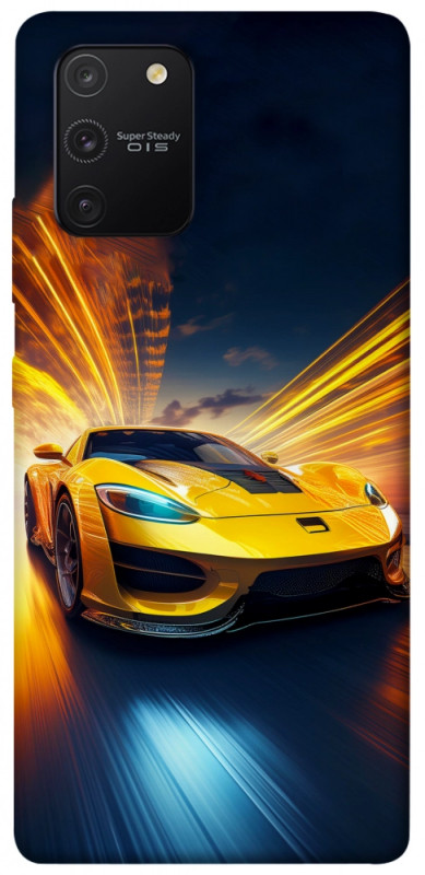 Чехол itsPrint Yellow Porsche для Samsung Galaxy S10 Lite, авто, купить оптом с доставкой