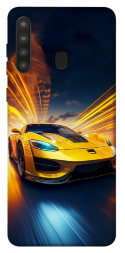 Чехол itsPrint Yellow Porsche для Samsung Galaxy A21