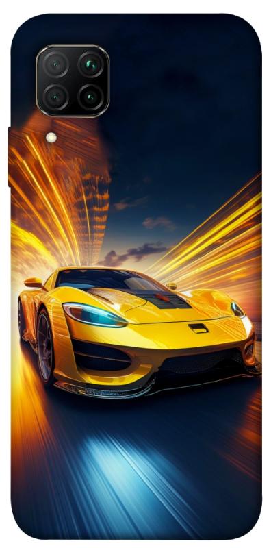 Чехол itsPrint Yellow Porsche для Huawei P40 Lite, авто, купить оптом с доставкой