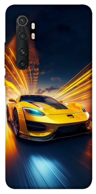 Чехол itsPrint Yellow Porsche для Xiaomi Mi Note 10 Lite, авто, купить оптом с доставкой