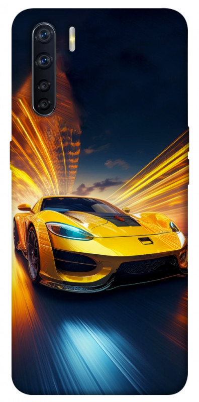 Чехол itsPrint Yellow Porsche для Oppo A91, авто, купить оптом с доставкой