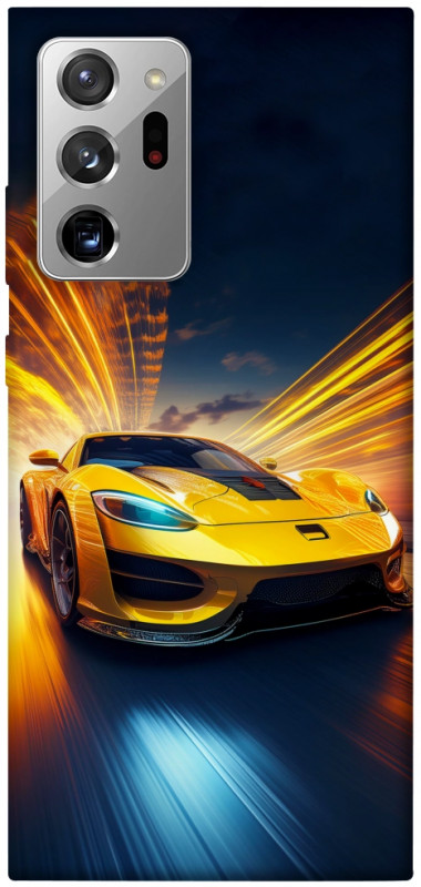 Чехол itsPrint Yellow Porsche для Samsung Galaxy Note 20 Ultra, авто, купить оптом с доставкой