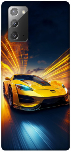 Чехол itsPrint Yellow Porsche для Samsung Galaxy Note 20