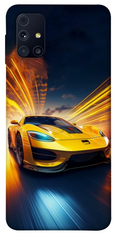 Чехол itsPrint Yellow Porsche для Samsung Galaxy M31s, авто, купить оптом с доставкой