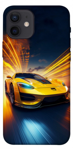 Чехол itsPrint Yellow Porsche для Apple iPhone 12 Pro (6.1")
