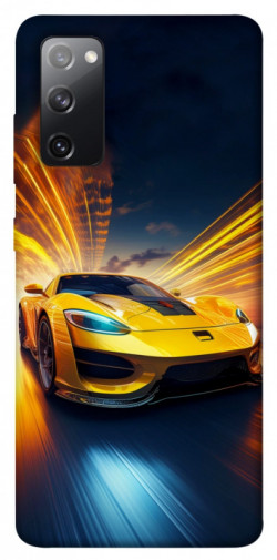Чехол itsPrint Yellow Porsche для Samsung Galaxy S20 FE