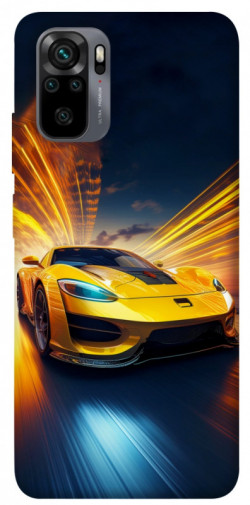 Чехол itsPrint Yellow Porsche для Xiaomi Redmi Note 10 / Note 10s