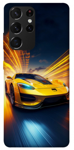 Чехол itsPrint Yellow Porsche для Samsung Galaxy S21 Ultra