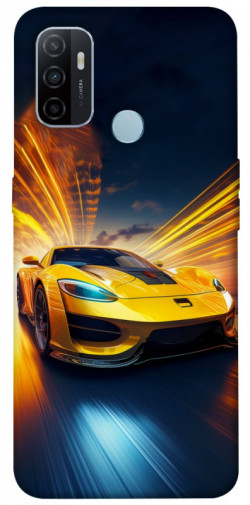 Чехол itsPrint Yellow Porsche для Oppo A53 / A32 / A33