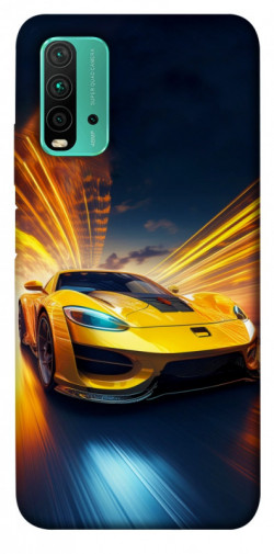 Чехол itsPrint Yellow Porsche для Xiaomi Redmi Note 9 4G / Redmi 9 Power / Redmi 9T