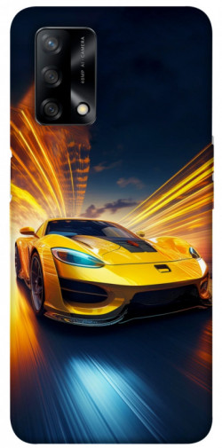 Чохол itsPrint Yellow Porsche для Oppo A74 4G