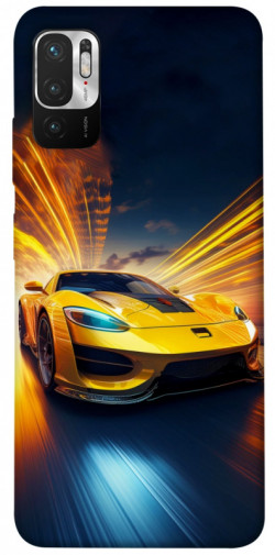 Чехол itsPrint Yellow Porsche для Xiaomi Redmi Note 10 5G