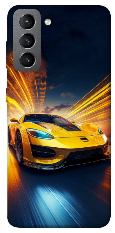 Чехол itsPrint Yellow Porsche для Samsung Galaxy S21 FE, авто, купить оптом с доставкой