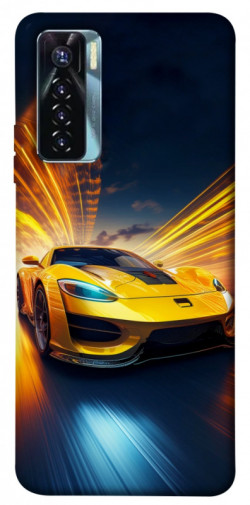 Чехол itsPrint Yellow Porsche для TECNO Camon 17 Pro