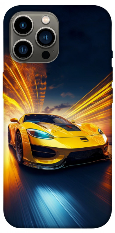 Чехол itsPrint Yellow Porsche для Apple iPhone 13 Pro Max (6.7"), авто, купить оптом с доставкой