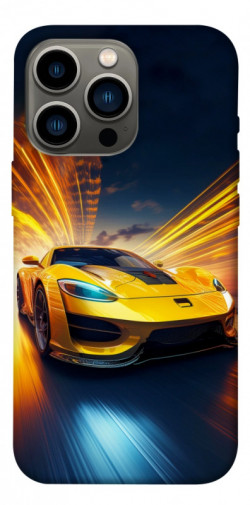 Чехол itsPrint Yellow Porsche для Apple iPhone 13 Pro (6.1")