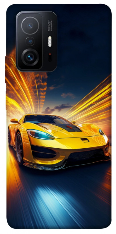 Чехол itsPrint Yellow Porsche для Xiaomi 11T / 11T Pro, авто, купить оптом с доставкой