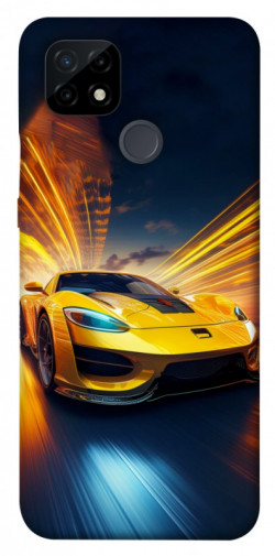 Чехол itsPrint Yellow Porsche для Realme C21