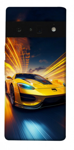 Чехол itsPrint Yellow Porsche для Google Pixel 6 Pro