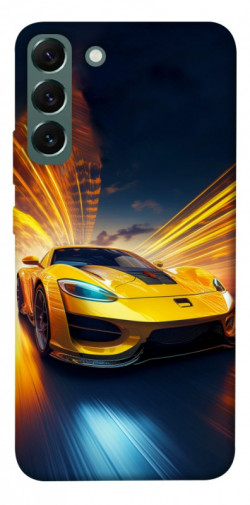 Чехол itsPrint Yellow Porsche для Samsung Galaxy S22+