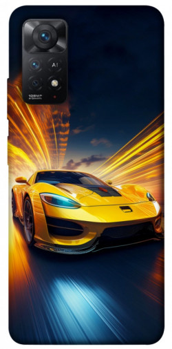 Чехол itsPrint Yellow Porsche для Xiaomi Redmi Note 11 Pro 4G/5G