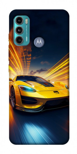 Чехол itsPrint Yellow Porsche для Motorola Moto G60