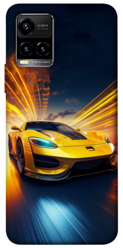 Чехол itsPrint Yellow Porsche для Vivo Y21 / Y33s