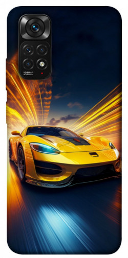 Чехол itsPrint Yellow Porsche для Xiaomi Redmi Note 11 (Global) / Note 11S