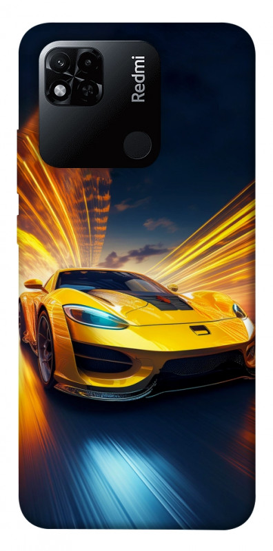 Чехол itsPrint Yellow Porsche для Xiaomi Redmi 10A, авто, купить оптом с доставкой