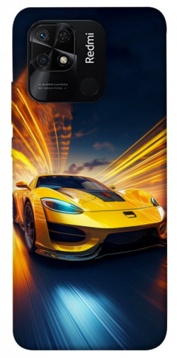 Чехол itsPrint Yellow Porsche для Xiaomi Redmi 10C