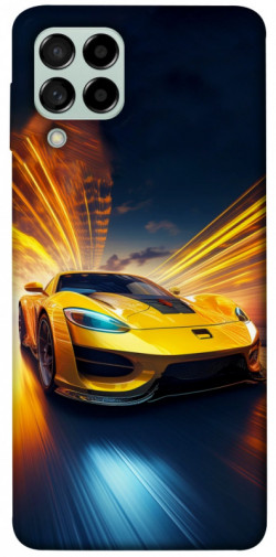 Чехол itsPrint Yellow Porsche для Samsung Galaxy M53 5G