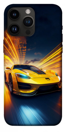 Чехол itsPrint Yellow Porsche для Apple iPhone 14 Pro Max (6.7")