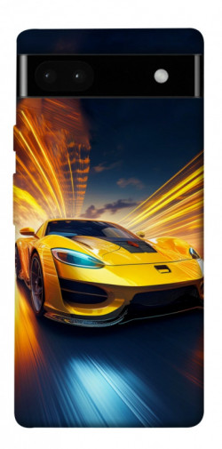 Чехол itsPrint Yellow Porsche для Google Pixel 6a