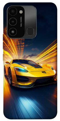 Чехол itsPrint Yellow Porsche для TECNO Spark 8C