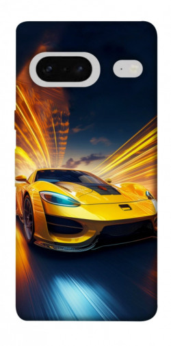 Чехол itsPrint Yellow Porsche для Google Pixel 7