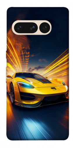 Чехол itsPrint Yellow Porsche для Google Pixel 7 Pro