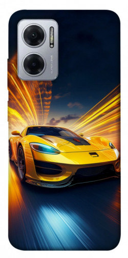 Чехол itsPrint Yellow Porsche для Xiaomi Redmi Note 11E