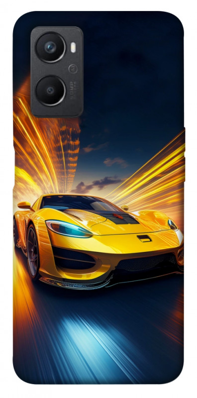 Чехол itsPrint Yellow Porsche для Oppo A96, авто, купить оптом с доставкой