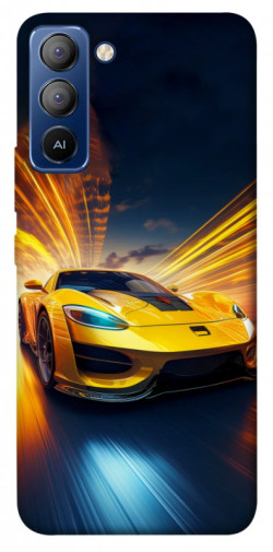 Чехол itsPrint Yellow Porsche для TECNO Pop 5 LTE
