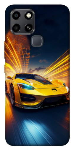 Чехол itsPrint Yellow Porsche для Infinix Smart 6