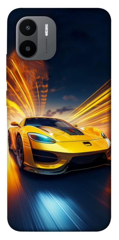Чехол itsPrint Yellow Porsche для Xiaomi Redmi A1+ / A2+, авто, купить оптом с доставкой