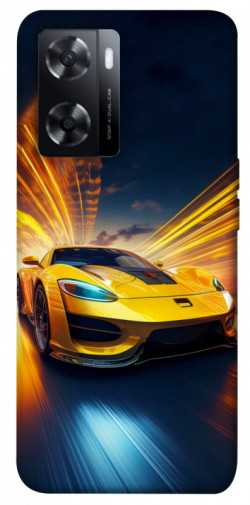 Чохол itsPrint Yellow Porsche для Oppo A57s