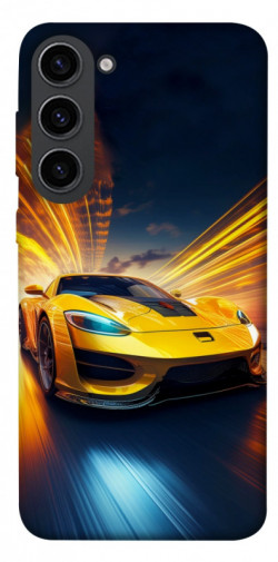 Чехол itsPrint Yellow Porsche для Samsung Galaxy S23