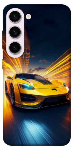 Чехол itsPrint Yellow Porsche для Samsung Galaxy S23+